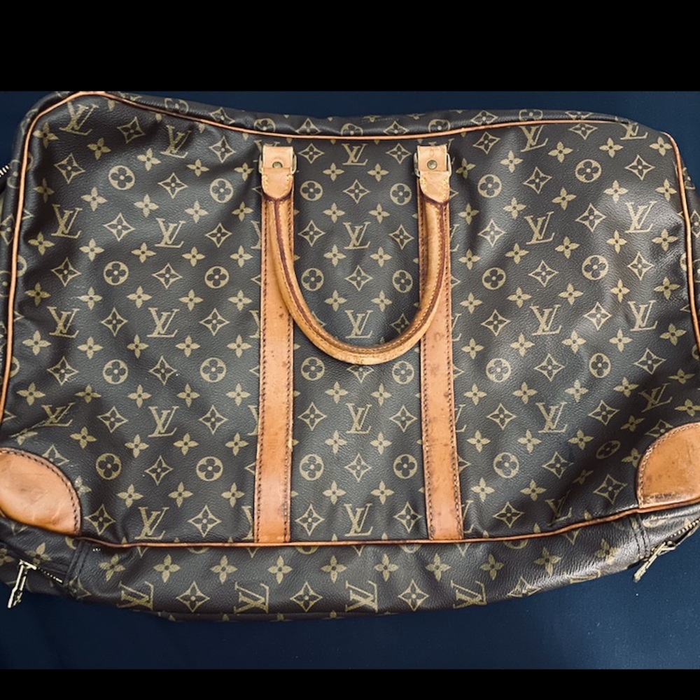 Louis Vuitton Sirius 55 Double Zipper Luggage Bag, made in 2001 in France,